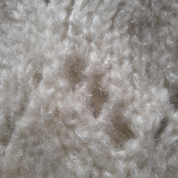 LOFT Ivory colored sweater . Loft . Ann Taylor . lace knit sweater size M - Picture 12 of 12